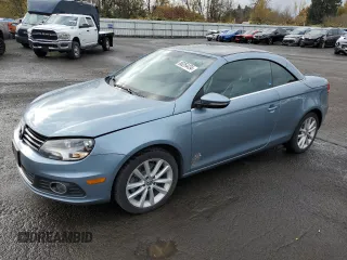 2013 Volkswagen Eos Komfort with VIN WVWBW8AH9DV007077, listed as a Copart auction lot 80254434 with 87,620 mi miles and Salvage Title. Bid and sale history available at DreamBid. Image 1.
