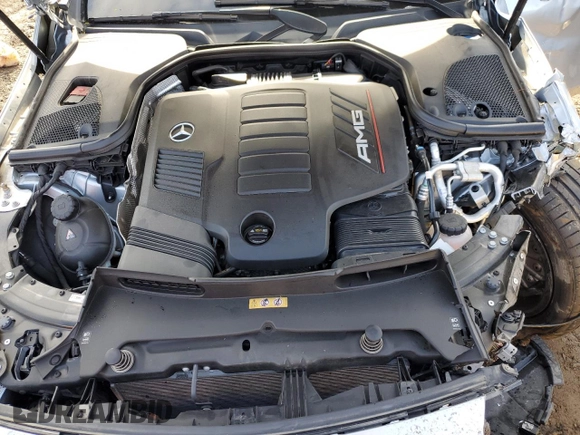 2021 Mercedes-Benz AMG GT 43 with VIN W1K7X5KBXMA038637, listed as a Copart auction lot 85388964 with 11,655 mi miles and Salvage title. Bid and sale history available at DreamBid. Image 11.