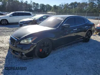 2011 Infiniti M37 with VIN JN1BY1AP9BM323142, listed as a Copart auction lot 85441544 with 223,073 mi miles and Salvage Title. Bid and sale history available at carsss.com. Image 1.