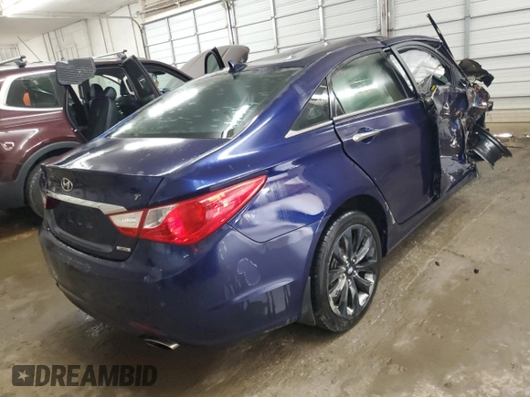 2011 Hyundai Sonata Limited with VIN 5NPEC4AB5BH183972, listed as a Copart auction lot 53787265 with 185,983 mi miles and Salvage Title. Bid and sale history available at DreamBid. Image 3.