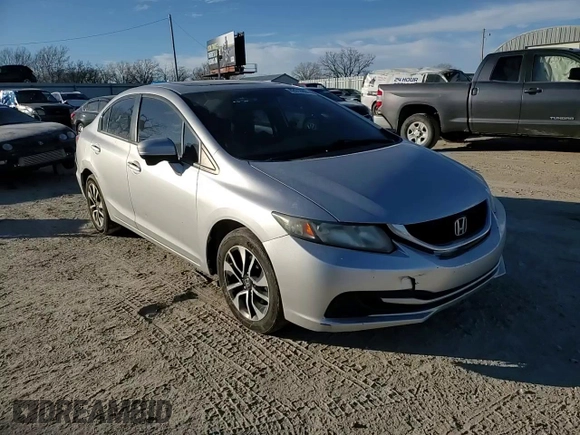 2015 Honda Civic EX with VIN 19XFB2F85FE098178, listed as a Copart auction lot 42616865 with 184,857 mi miles and Salvage Title. Bid and sale history available at carsss.com. Image 10.
