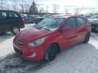 2012 Hyundai Accent SE with VIN KMHCU5AEXCU052771, listed as a IAAI auction lot 41599618 with 230,152 mi miles. Bid and sale history available at carsss.com. Image 17.