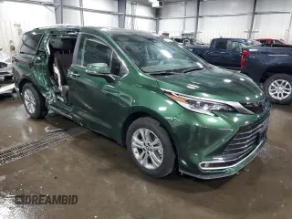 2023 Toyota Sienna Platinum with VIN 5TDESKFC1PS097942, listed as a Copart auction lot 50408805 with 15,101 mi miles and Salvage Title. Bid and sale history available at DreamBid. Image 4.