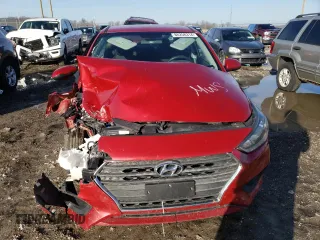 2018 Hyundai Accent SE with VIN 3KPC24A39JE028640, listed as a Copart auction lot 86258314 with 126,622 mi miles and Salvage Title. Bid and sale history available at carsss.com. Image 5.