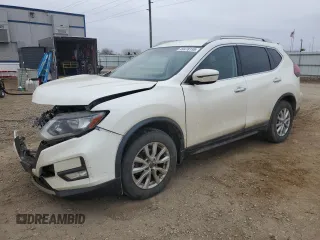 2018 Nissan Rogue SV with VIN JN8AT2MV2JW329542, listed as a Copart auction lot 49478155 with 65,510 mi miles and Salvage Title. Bid and sale history available at carsss.com. Image 1.