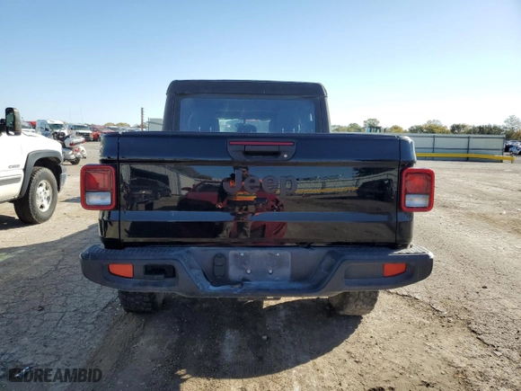 2023 Jeep Gladiator Freedom with VIN 1C6HJTAG8PL530536, listed as a Copart auction lot 78388054 with 37,637 mi miles and Salvage Title. Bid and sale history available at carsss.com. Image 6.
