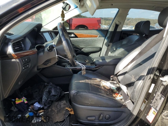 2017 Kia Cadenza Premium with VIN KNALC4J12H5089200, listed as a Copart auction lot 78599884 with 108,615 mi miles and Salvage Title. Bid and sale history available at carsss.com. Image 7.