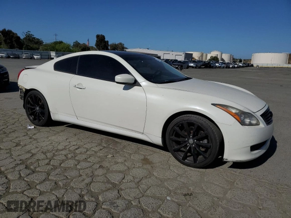 2008 Infiniti G37 Journey with VIN JNKCV64E38M111037, listed as a Copart auction lot 55706405 with 208,050 mi miles and Salvage Title. Bid and sale history available at DreamBid. Image 4.