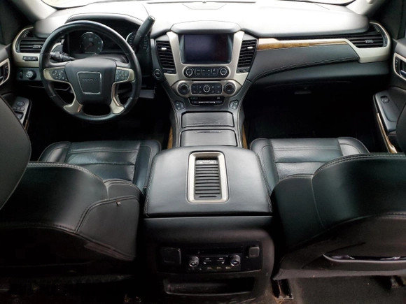 2017 GMC Yukon Denali with VIN 1GKS1CKJ9HR209990, listed as a Copart auction lot 43654895 with 0 mi miles and Salvage Title. Bid and sale history available at carsss.com. Image 8.