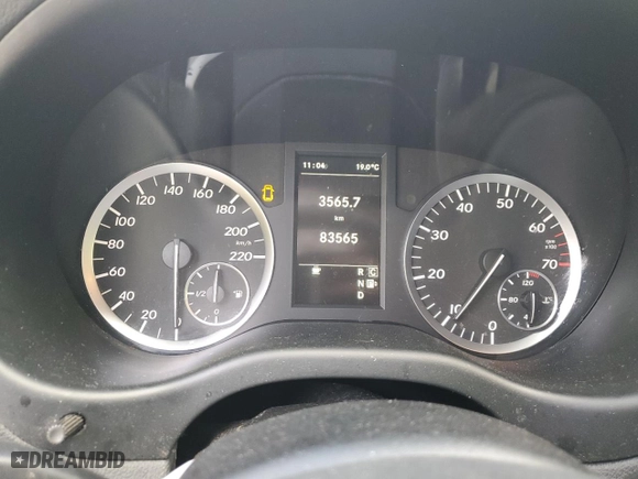 2019 Mercedes-Benz Metris Cargo Van with VIN WD3BG3EA9K3571750, listed as a Copart auction lot 65748774 with 83,565 mi miles and Salvage Title. Bid and sale history available at carsss.com. Image 9.