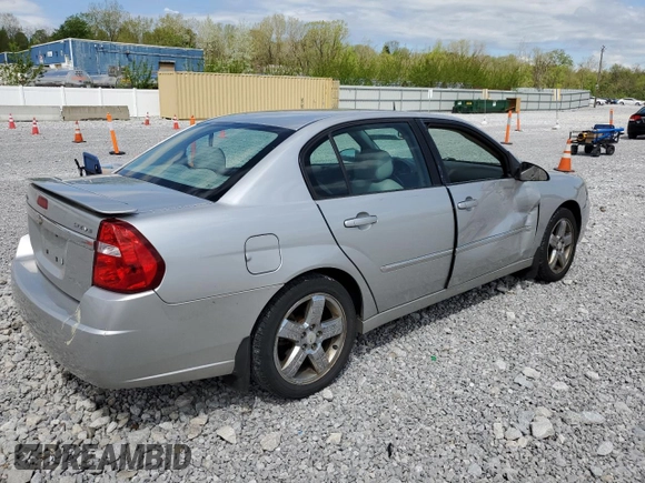 2006 Chevrolet Malibu LTZ with VIN 1G1ZU53836F184570, listed as a Copart auction lot 55695155 with 110,858 mi miles and Salvage Title. Bid and sale history available at DreamBid. Image 3.