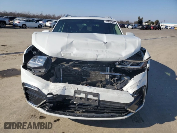 2021 Volkswagen Atlas SEL R-Line z VIN 1V2SR2CA5MC562476, wystawiony jako Copart lot #41862995 z przebiegiem 54 903 mil mil oraz Szkoda całkowita • Salvage title. Historia ofert i sprzedaży dostępna na DreamBid. Obrazek 5.