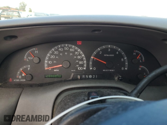 2001 Ford F-150 XL with VIN 1FTRX17W91NB71630, listed as a Copart auction lot 56583545 with 209,009 mi miles and Salvage title. Bid and sale history available at DreamBid. Image 9.