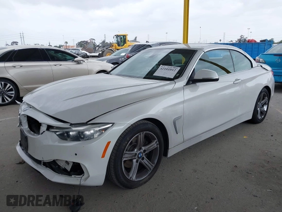2015 BMW 4 Series 428i with VIN WBA3V7C5XFP772663, listed as a IAAI auction lot 42101012 with 75,901 mi miles and . Bid and sale history available at DreamBid. Image 2.