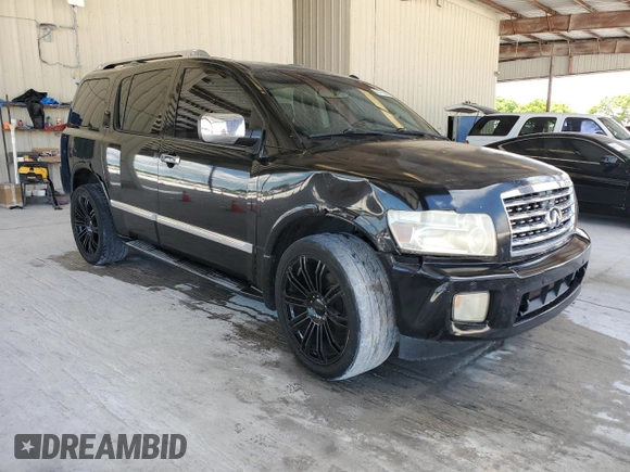 2008 Infiniti QX56 z VIN 5N3AA08D48N901835, wystawiony jako Copart lot #57512205 z przebiegiem 234 514 mil mil oraz Szkoda całkowita • Salvage title. Historia ofert i sprzedaży dostępna na DreamBid. Obrazek 4.