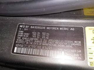 2012 MINI Countryman S with VIN WMWZC3C59CWL83491, listed as a IAAI auction lot 41791573 with 115,355 mi miles and . Bid and sale history available at DreamBid. Image 9.