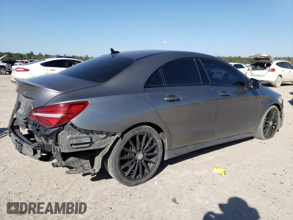 2017 Mercedes-Benz CLA with VIN WDDSJ4EB7HN433021, listed as a Copart auction lot 43235663 with 102,729 mi miles. Bid and sale history available at carsss.com. Image 3.