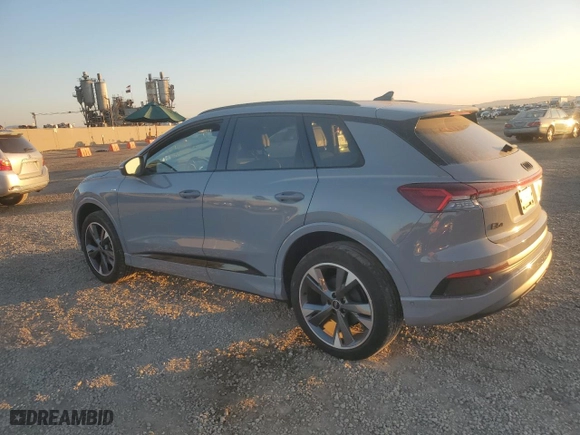 2023 Audi Q4 e-tron Premium Plus with VIN WA1L2BFZ0PP041104, listed as a Copart auction lot 77852464 with 21,312 mi miles and Salvage Title. Bid and sale history available at carsss.com. Image 2.