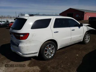 2016 Dodge Durango Citadel Anodized Platinum z VIN 1C4SDJET3GC331007, wystawiony jako Copart lot #48716265 z przebiegiem 207 202 mil mil oraz Szkoda całkowita • Salvage title. Historia ofert i sprzedaży dostępna na DreamBid. Obrazek 3.