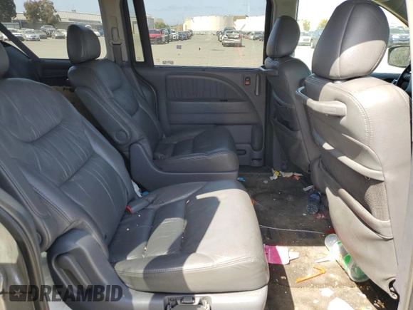 2006 Honda Odyssey EX-L with VIN 5FNRL38646B416393, listed as a Copart auction lot 53996645 with 167,844 mi miles and Salvage Title. Bid and sale history available at carsss.com. Image 10.