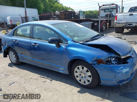 2009 Honda Civic DX-VP z VIN 2HGFA16369H356879, wystawiony jako IAAI lot #42384529 z przebiegiem 221 155 mil mil oraz . Historia ofert i sprzedaży dostępna na DreamBid. Obrazek 1.