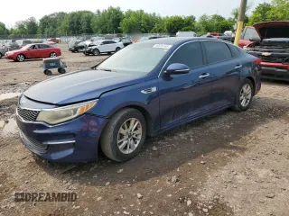 2018 Kia Optima LX z VIN 5XXGT4L34JG207686, wystawiony jako Copart lot #59836165 z przebiegiem 114 928 mil mil oraz Czysty tytuł • Clean title. Historia ofert i sprzedaży dostępna na DreamBid. Obrazek 1.