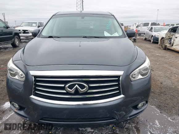 2013 Infiniti JX35 with VIN 5N1AL0MM8DC303486, listed as a IAAI auction lot 41516004 with 155,970 mi miles. Bid and sale history available at carsss.com. Image 12.