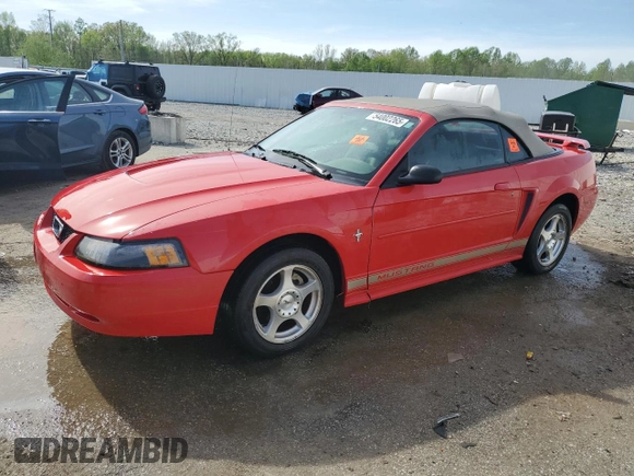 2003 Ford Mustang Deluxe z VIN 1FAFP44403F407589, wystawiony jako Copart lot #54002265 z przebiegiem 176 019 mil mil oraz Nie do naprawy • Non repairable. Historia ofert i sprzedaży dostępna na DreamBid. Obrazek 1.