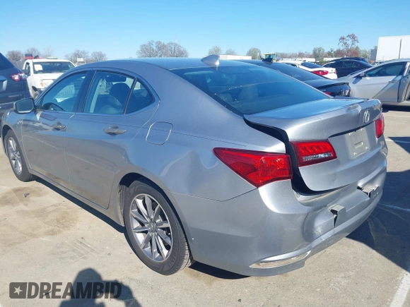 2018 Acura TLX w/Technology Pkg with VIN 19UUB1F56JA003499, listed as a IAAI auction lot 41810524 with 56,224 mi miles. Bid and sale history available at carsss.com. Image 3.