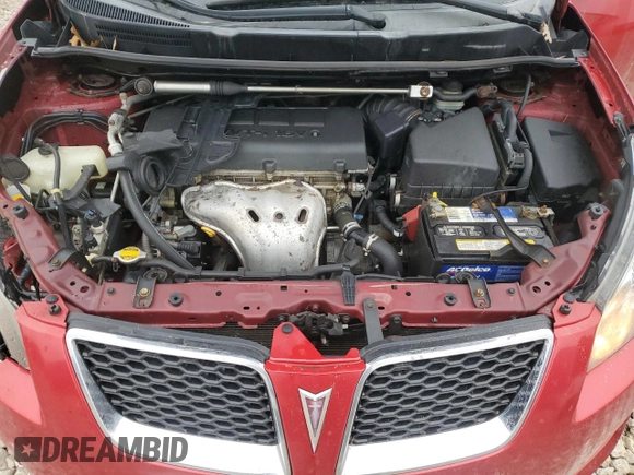 2009 Pontiac Vibe GT with VIN 5Y2SR67099Z424129, listed as a Copart auction lot 84504034 with 176,901 mi miles and Clean Title. Bid and sale history available at carsss.com. Image 12.