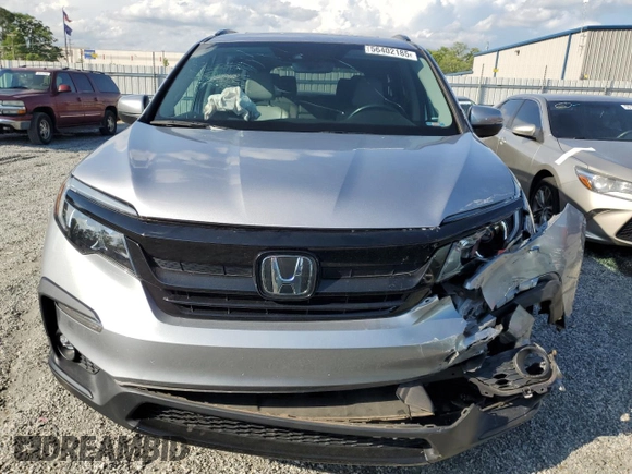 2021 Honda Pilot Special Edition with VIN 5FNYF5H22MB010962, listed as a Copart auction lot 56402185 with 44,810 mi miles and Salvage title. Bid and sale history available at DreamBid. Image 5.