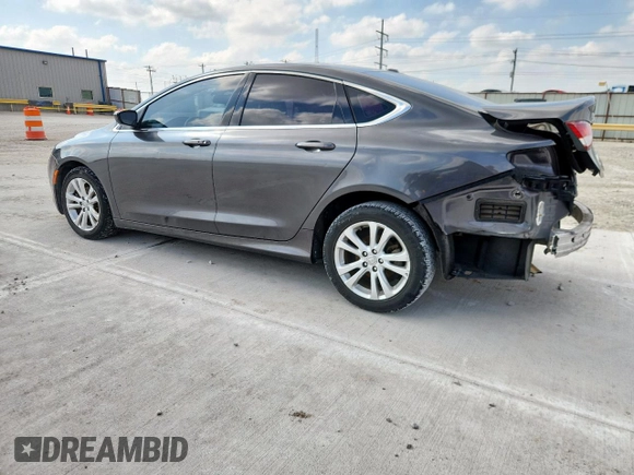 2015 Chrysler 200 Limited with VIN 1C3CCCAB8FN660082, listed as a Copart auction lot 58860255 with 145,603 mi miles and Salvage title. Bid and sale history available at DreamBid. Image 2.