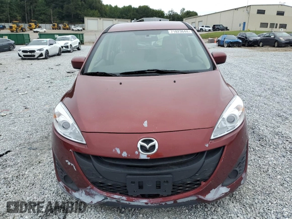 2012 Mazda 5 Sport with VIN JM1CW2BL6C0112031, listed as a Copart auction lot 71823644 with 254,294 mi miles and Salvage Title. Bid and sale history available at DreamBid. Image 5.