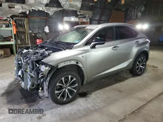 2017 Lexus NX 200t with VIN JTJBARBZ8H2127758, listed as a Copart auction lot 62742585 with 64,279 mi miles and Salvage title. Bid and sale history available at DreamBid. Image 1.
