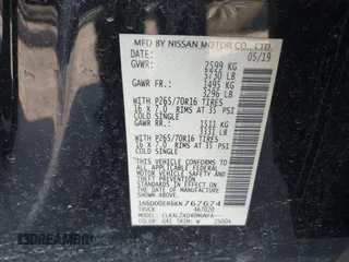 2019 Nissan Frontier SV with VIN 1N6DD0ER6KN767674, listed as a IAAI auction lot 41742210 with 73,238 mi miles and . Bid and sale history available at DreamBid. Image 9.