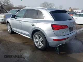 2019 Audi Q5 Premium with VIN WA1ANAFY4K2076069, listed as a IAAI auction lot 41793929 with 51,438 mi miles and . Bid and sale history available at DreamBid. Image 3.