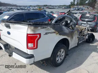 2017 Ford F-150 XL with VIN 1FTMF1C8XHFB61388, listed as a IAAI auction lot 41721235 with Not Provided miles. Bid and sale history available at carsss.com. Image 4.