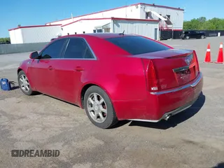 2008 Cadillac CTS RWD w/1SA with VIN 1G6DM577880116793, listed as a IAAI auction lot 42142190 with 191,567 mi miles. Bid and sale history available at carsss.com. Image 3.