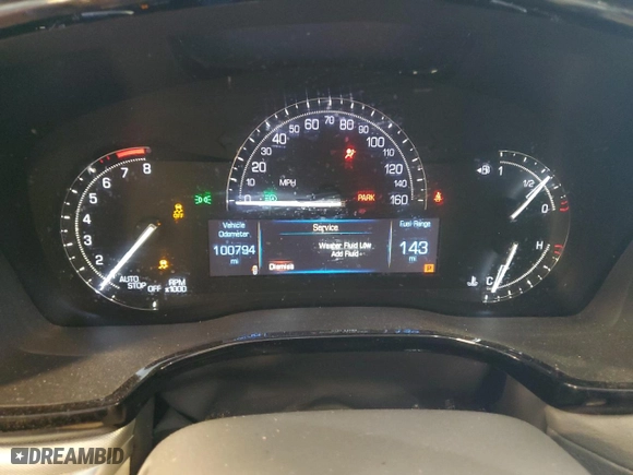 2018 Cadillac XT5 Luxury AWD with VIN 1GYKNDRS9JZ204857, listed as a Copart auction lot 50012575 with 100,794 mi miles and Salvage Title. Bid and sale history available at carsss.com. Image 9.