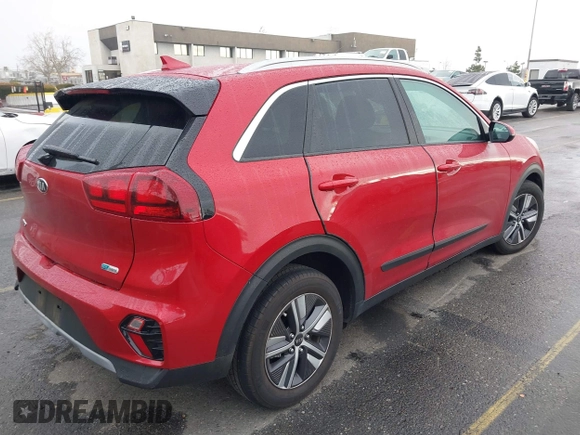2021 Kia Niro LX with VIN KNDCB3LC6M5471707, listed as a IAAI auction lot 41755903 with 27,196 mi miles. Bid and sale history available at carsss.com. Image 4.
