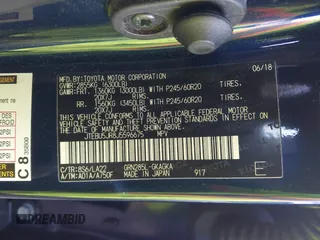 2018 Toyota 4Runner SR5 z VIN JTEBU5JR8J5596675, wystawiony jako IAAI lot #41877335 z przebiegiem Nie podano mil oraz . Historia ofert i sprzedaży dostępna na DreamBid. Obrazek 9.