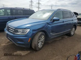 2018 Volkswagen Tiguan SEL with VIN 3VV2B7AX4JM076635, listed as a Copart auction lot 54713815 with 162,692 mi miles and Salvage title. Bid and sale history available at DreamBid. Image 1.