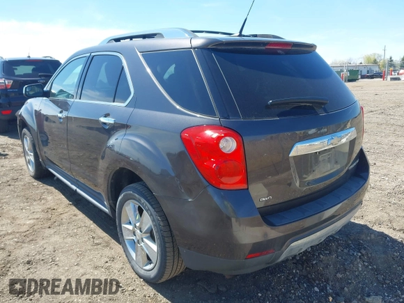 2013 Chevrolet Equinox LTZ with VIN 1GNFLGEK0DZ105067, listed as a IAAI auction lot 42102863 with 156,156 mi miles. Bid and sale history available at carsss.com. Image 3.