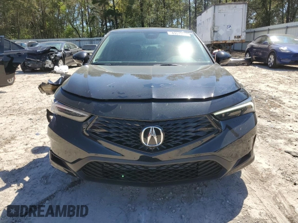 2025 Acura Integra with VIN 19UDE4H2XSA003048, listed as a Copart auction lot 49579035 with 586 mi miles and Salvage Title. Bid and sale history available at DreamBid. Image 5.