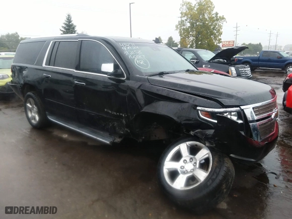 2017 Chevrolet Suburban Premier with VIN 1GNSCJKCXHR312158, listed as a IAAI auction lot 40399105 with 150,560 mi miles. Bid and sale history available at carsss.com. Image 1.