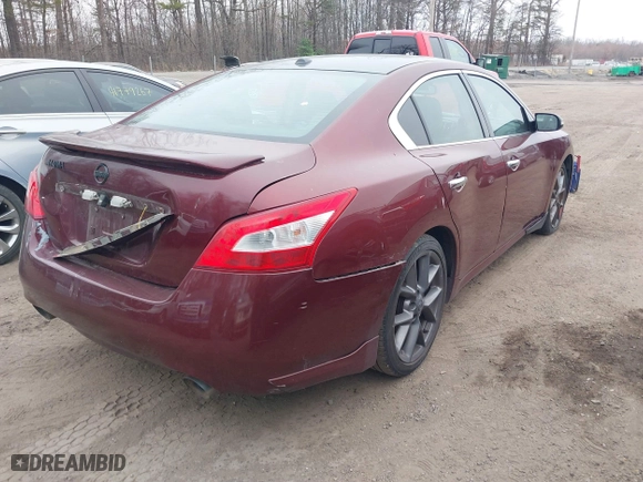 2010 Nissan Maxima 3.5 SV w/Sport Pkg with VIN 1N4AA5AP2AC809533, listed as a IAAI auction lot 41795703 with 132,961 mi miles. Bid and sale history available at carsss.com. Image 4.