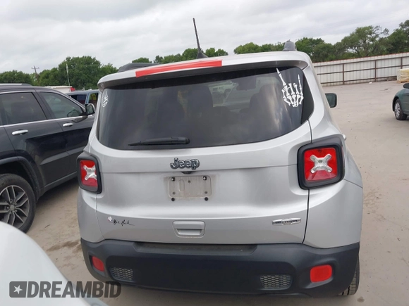 2018 Jeep Renegade Latitude with VIN ZACCJABB4JPJ30676, listed as a IAAI auction lot 42021693 with 55,135 mi miles and . Bid and sale history available at carsss.com. Image 16.