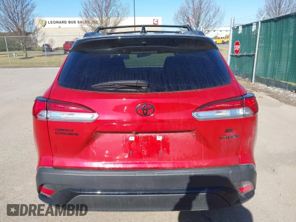 2023 Toyota Corolla Cross Hybrid S with VIN 7MUFBABG6PV008234, listed as a IAAI auction lot 41813661 with 1,127 mi miles and . Bid and sale history available at DreamBid. Image 16.
