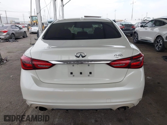 2018 Infiniti Q50 Luxe with VIN JN1EV7AP9JM354656, listed as a IAAI auction lot 42031131 with 67,432 mi miles and . Bid and sale history available at DreamBid. Image 17.