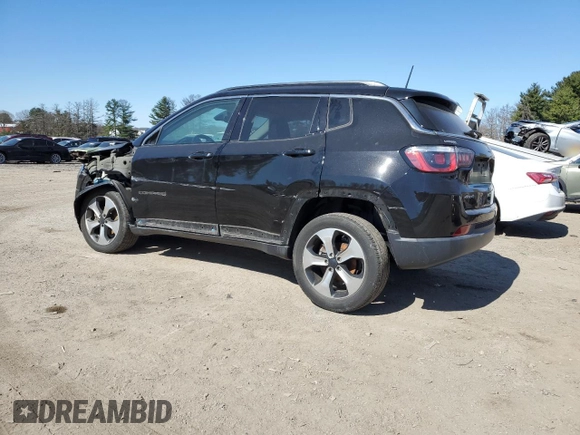 2018 Jeep Compass Altitude z VIN 3C4NJDBB9JT361305, wystawiony jako Copart lot #50126355 z przebiegiem 49 810 mil mil oraz Szkoda całkowita • Salvage title. Historia ofert i sprzedaży dostępna na DreamBid. Obrazek 2.
